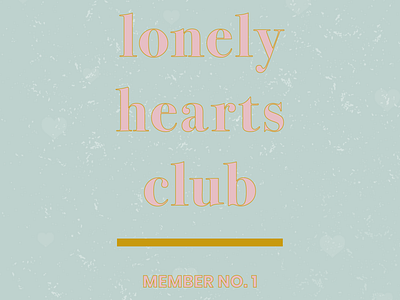 Lonely hearts club