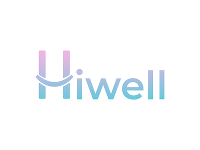 Hiwell - mobile app logo design logo