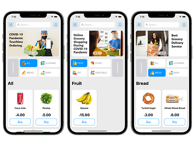 Grocery App app ios swift swiftui woocommerce