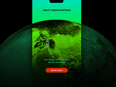 Next Destination app concept mobile app design