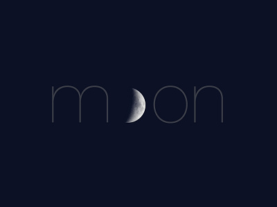 Moon graphic design inspiration logo moon