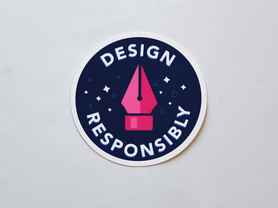 Design Responsibly Sticker