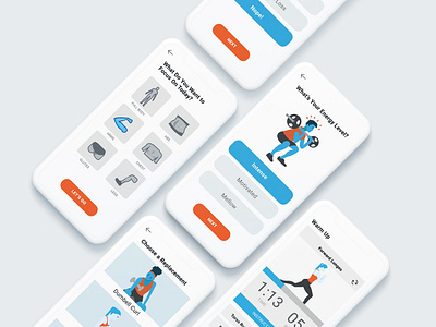 Workout App Concept figma fitness mobile app mobile design ui ui design ux