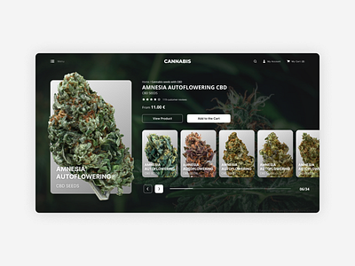 Cannabis store design figma graphic graphic design landing page ui web design