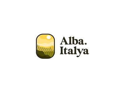 Alba.Italy branding design graphic graphic design illustration logo vector