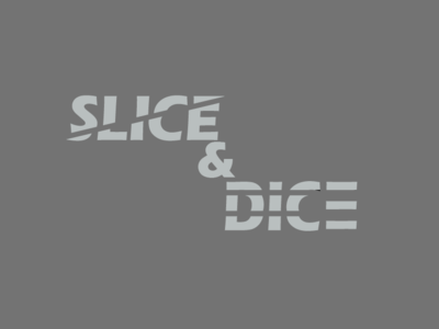 Slice&Dice-Logo Design design logo concept logo design