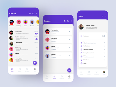 Chat Mobile Design chat messaging mobile ui ux