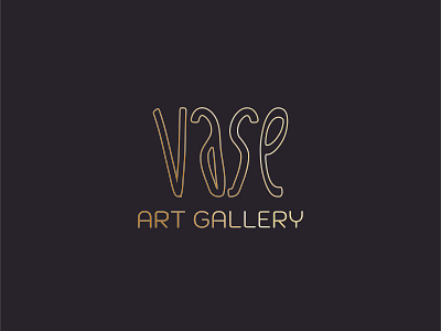 VASE Logotype branding design illustration illustrator lettering logo type typography vector