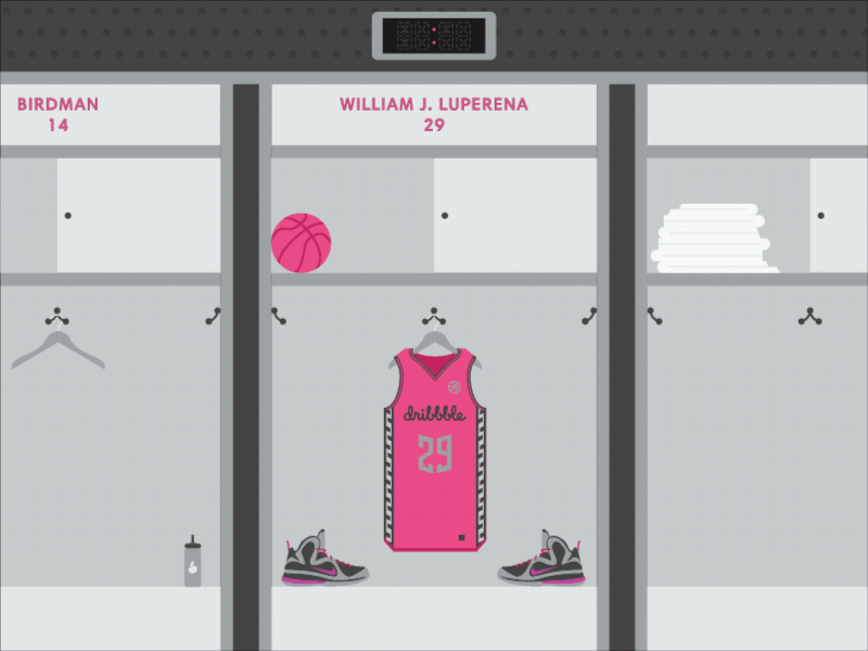 GAME TIME animation debut shot hello dribbble