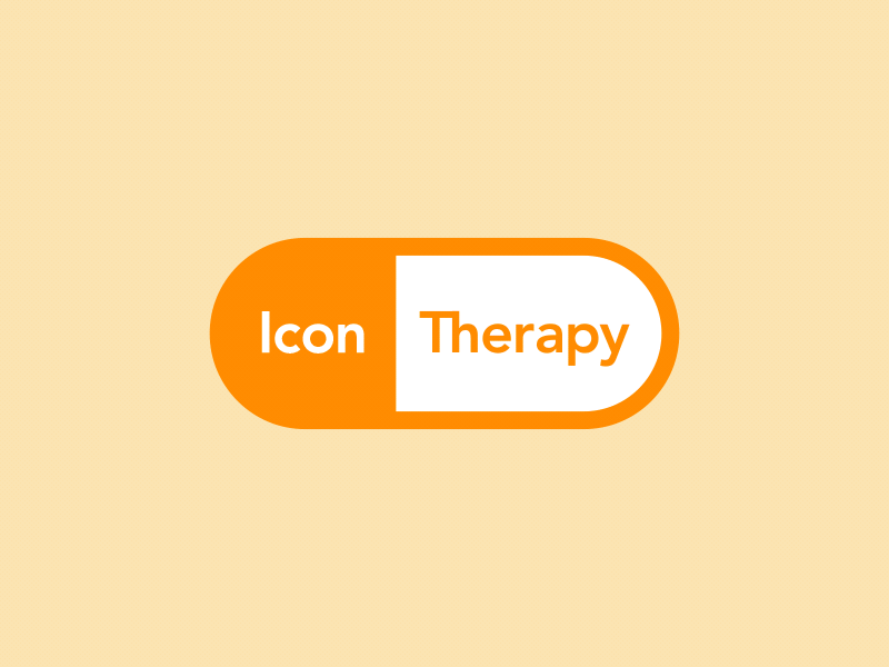 Icon Therapy Logo graphic design icon icon a day icon design icon therapy icons illustration logo logo design