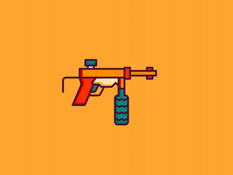 ICON THERAPY - water gun animation graphic design icon a day icon design icon therapy icons illustration vector
