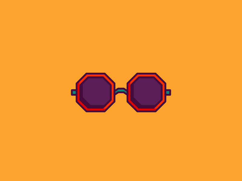 ICON THERAPY - sunglasses animation graphic design icon a day icon design icon therapy icons illustration vector