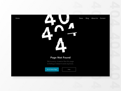 DailyUI008 — 404 page 404 page dailyui dailyui008 dailyuichallenge