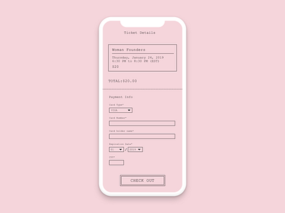 #2 Daily UI dailyui creditcardcheckout