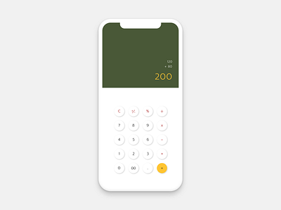 04 Daily UI_Calculator calculator dailyui dailyui 004