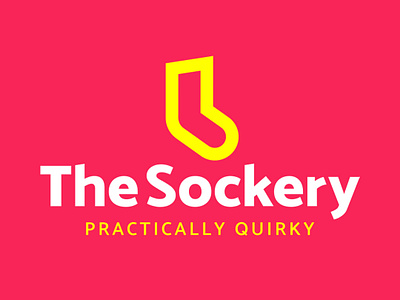 The Sockery - Logo lockup branding design icon logo minimal type typography vector