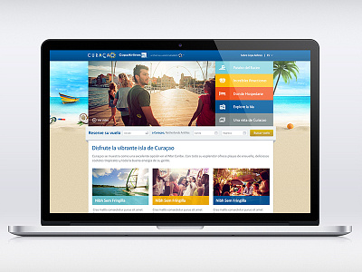 Curacao microsite concept