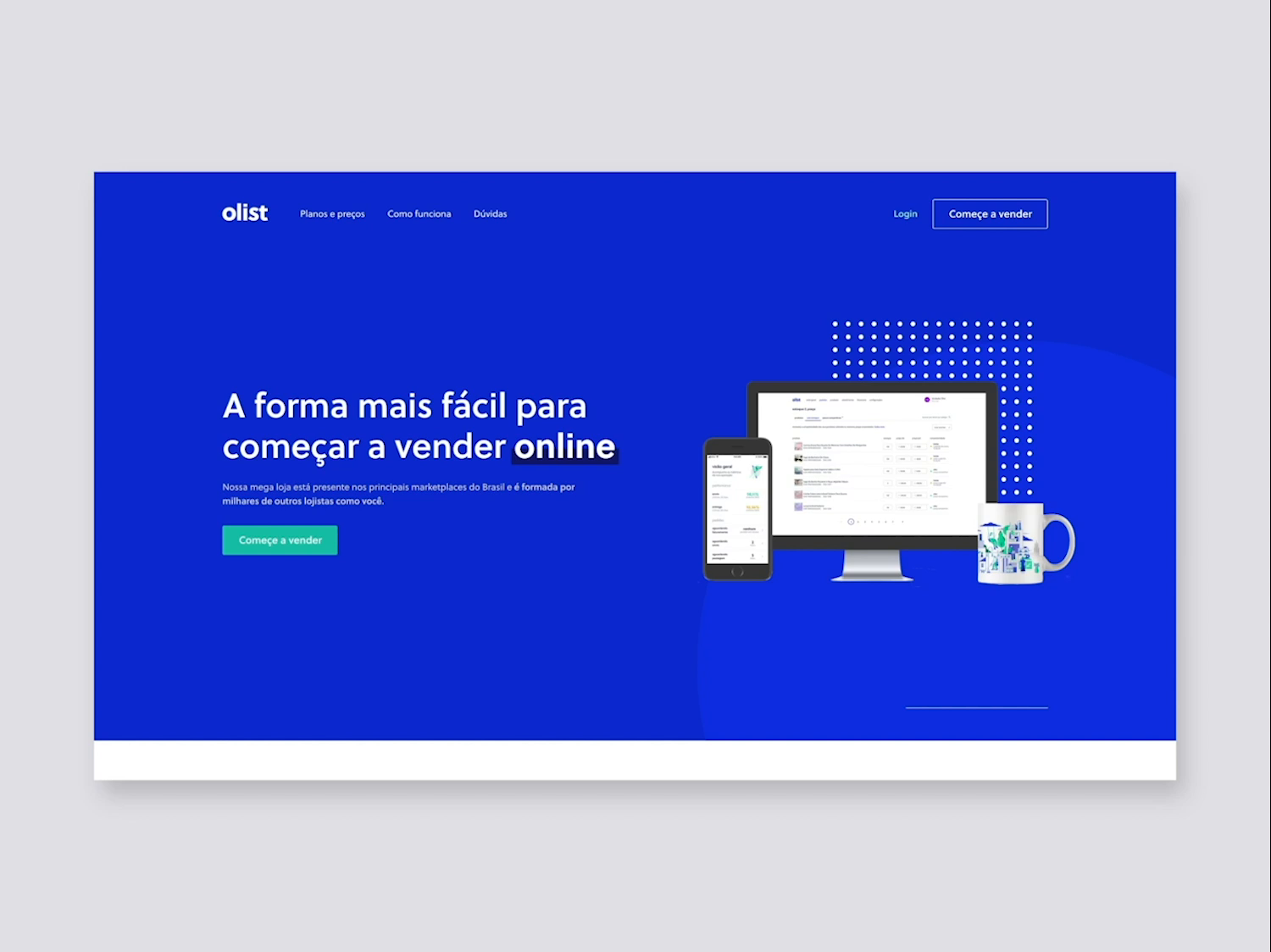 Landing Page Animation - Olist by Lucas Gusso on Dribbble