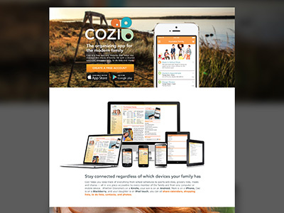 Cozi Landingpage3