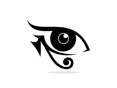 Eye unique logo designs premium abstract animal art black blue cartoon design eye eyes face green illustration iris logo look smile symbol vector white woman