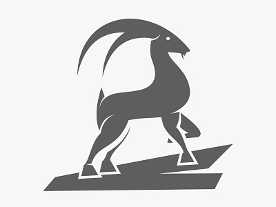 Sheep and goat logo designs icon premium