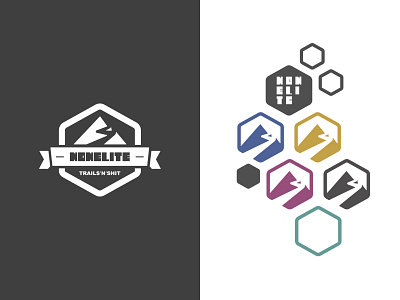 Nonelite Running Club branding graphic design illustration logo running club trail running vector