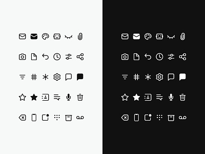 Icons branding glyphs graphic design iconography icons illustration mobile app ui vector