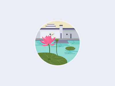 二十四节气大暑 design illustration ui web