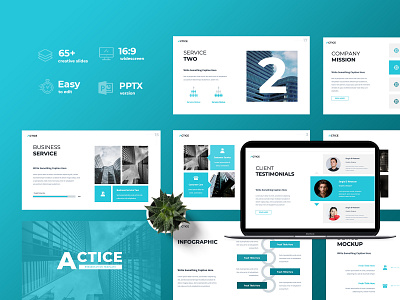 Actice Presentation Template business clean company corporate identity modern powerpoint powerpoint template ppt pptx presentation presentation template template