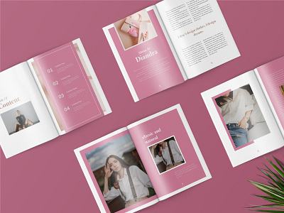 Diandra – Fashion Lookbook Catalogue a4 apparel brochure business catalogue clothing design flyer logbook mode models multipurposes postcard promotion sale