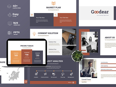 Goodear Business Presentation business clean company corporate identity modern powerpoint powerpoint template ppt pptx presentation presentation template template