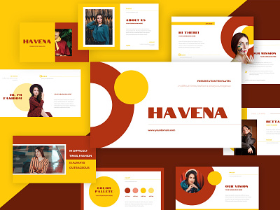 Hevana – Presentation Template business clean company corporate identity modern powerpoint powerpoint template ppt pptx presentation template sale promotion template