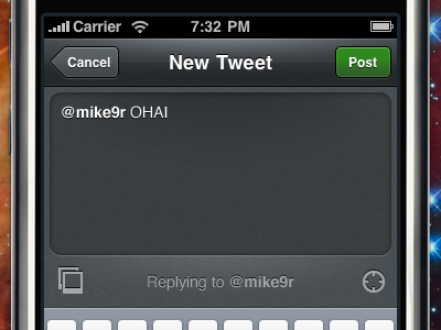 Beak for iPhone: New Tweet beak iphone twitter ui