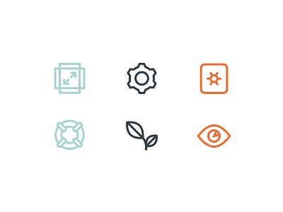 Icons for decreto icon illustration