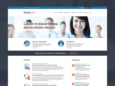 Nordic.net website flatdesign web webdesign