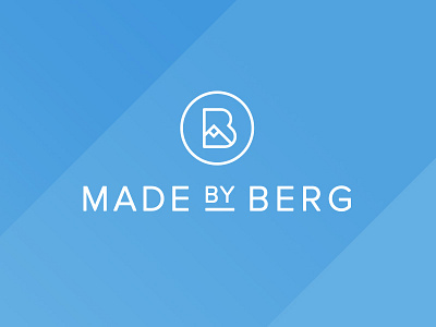 madebyberg logo identity logo logodesign