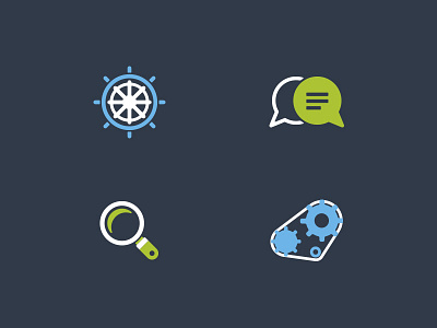 4 icons graphic design icon illustration logo