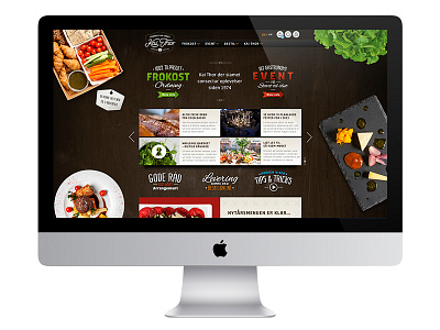 Kai Thor website catering food lunch webdesign