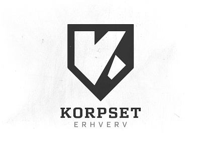 Korpset logo icon logo shield strong