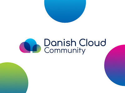 Danish Cloud Community logo cloud gradient logo overlay