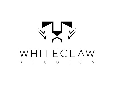 Whiteclaw studios logo adobe branding design flat illustrator logo logodesign tech logo vector