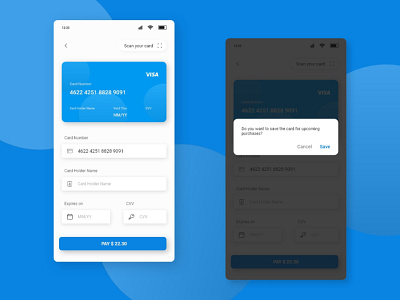 100 Days UI Challenge - Day 2 100daychallenge adobe adobexd checkout creditcard day2 interaction interface ui uichallenge ux webdesign xd design