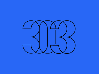 303 logo mark number