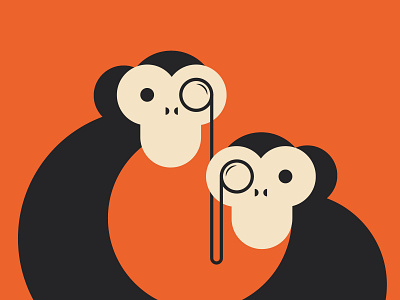 Chimps animals character animation character design chimps design digital illustration digitalart dribbble illustraion illustration art illustrations illustrator vector vector illustration