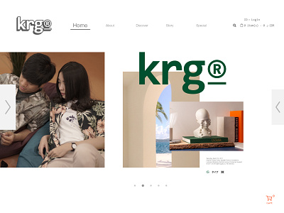 UIX Landingpage for KRG® Supply Co.