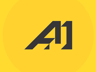 AJM Logo Initial company logo contruction design flat industry initial logo logo