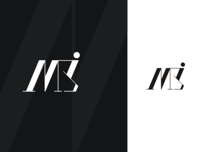 Mbi Logo cosmetics fashion fashion brand fashion logo initials logo logo monochrome