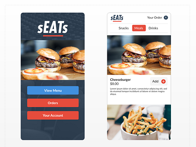 Mobile App - Seats