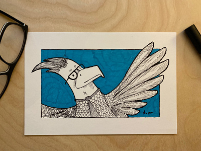 Daily Drawing - Day 6 - Legal Eagle