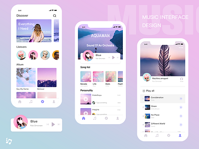 music design ui 设计